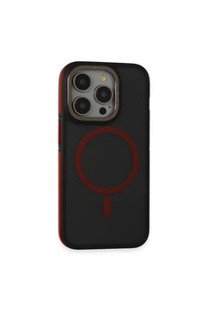 Evimdeyokyok Joko Apple İphone 15 Pro Max Rocky Magsafe Kapak - Siyah-Kırmızı