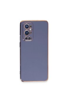 Evimdeyokyok One Plus 9 Pro Kılıf Volet Silikon - Mavi