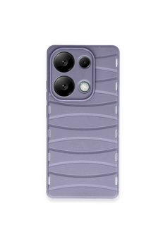 Evimdeyokyok Xiaomi Redmi Note 13 Pro 4G Kılıf Bibercas Silikon Kapak - Lila