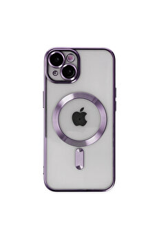 Evimdeyokyok Apple İphone 14 Kılıf Kross Magneticsafe Kapak - Mor