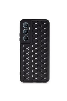 Evimdeyokyok Realme C65 Kılıf Petek Silikon Kapak - Siyah