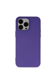 Evimdeyokyok Apple İphone 14 Pro Max Kılıf Nano İçi Kadife Silikon - Mor