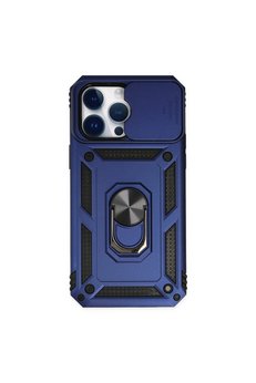 Evimdeyokyok Apple İphone 14 Pro Kılıf Pars Lens Yüzüklü Silikon - Lacivert