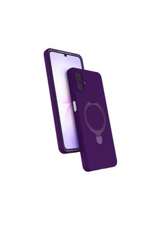Evimdeyokyok Samsung Galaxy A07 4G Regal Magsafe Standlı Kapak - Derin Mor