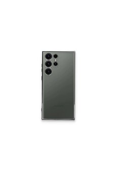 Evimdeyokyok Samsung Galaxy S23 Ultra Kılıf Razer Lensli Silikon - Gümüş