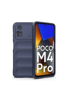 Evimdeyokyok Xiaomi Poco M4 Pro 4G Kılıf Optimum Silikon - Lacivert
