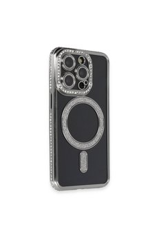 Evimdeyokyok Apple İphone 14 Pro Max Kılıf Joke Simli Magneticsafe Kılıf - Gri
