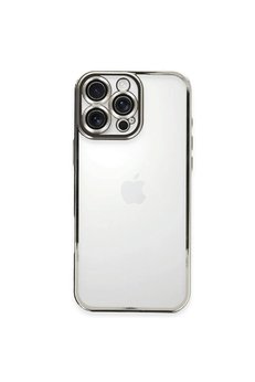Evimdeyokyok Apple İphone 16 Pro Max Kılıf Razer Lensli Silikon - Gümüş