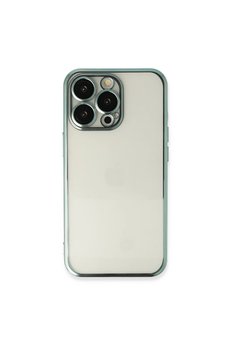Evimdeyokyok Apple İphone 14 Pro Kılıf Razer Lensli Silikon - Yeşil
