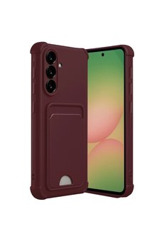 Evimdeyokyok Samsung Galaxy A36 Kılıf Kelvin Kartvizitli Silikon - Bordo