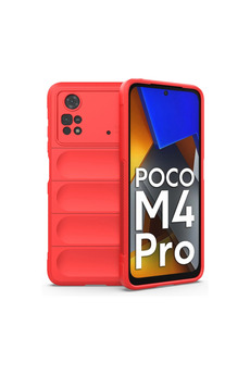 Evimdeyokyok Xiaomi Poco M4 Pro 4G Kılıf Optimum Silikon - Kırmızı