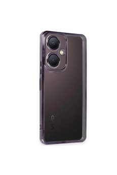 Evimdeyokyok Vivo Y27 Kılıf Razer Lensli Silikon - Mor