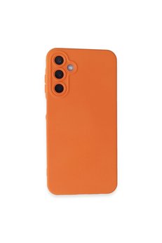Evimdeyokyok Samsung Galaxy A15 4G Kılıf Nano İçi Kadife Silikon - Turuncu