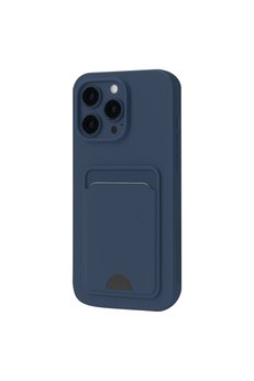 Evimdeyokyok Apple İphone 16 Plus Kılıf Kelvin Kartvizitli Silikon - Lacivert