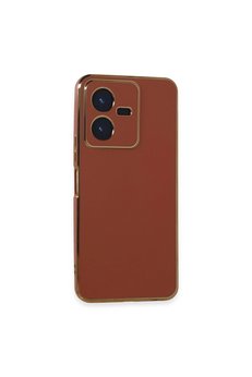 Evimdeyokyok Vivo Y22 2022 Kılıf Volet Silikon - Kırmızı