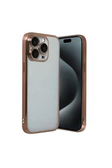 Evimdeyokyok Apple İphone 15 Pro Max Razer Lensli Silikon - Çöl Titanyum