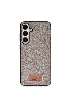 Evimdeyokyok Onegif Samsung Galaxy A55 5G Bright Simli Kapak - Gold