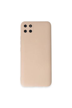 Evimdeyokyok Realme C11 Kılıf Nano İçi Kadife Silikon - Pudra