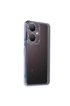Evimdeyokyok Vivo Y27 Kılıf Razer Lensli Silikon - Açık Mavi
