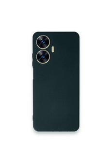 Evimdeyokyok Realme C55 Kılıf First Silikon - Koyu Yeşil