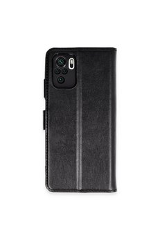 Evimdeyokyok Xiaomi Mi Note 10 Trend S Plus Kapaklı Kılıf - Siyah