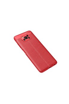 Evimdeyokyok Xiaomi Pocophone X3 Kılıf Auto Focus Kapak - Kırmızı