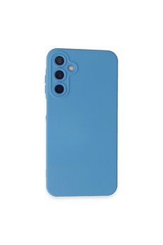 Evimdeyokyok Samsung Galaxy A15 4G Kılıf Nano İçi Kadife Silikon - Mavi