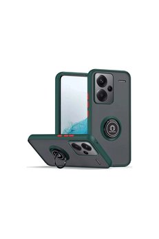 Evimdeyokyok Xiaomi Redmi Note 13 Pro Plus Kılıf Montreal Yüzüklü Silikon Kapak - Yeşil