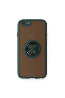 Evimdeyokyok Apple İphone 6 Kılıf Montreal Yüzüklü Silikon Kapak - Yeşil