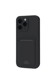 Evimdeyokyok Apple İphone 16 Plus Kılıf Kelvin Kartvizitli Silikon - Siyah