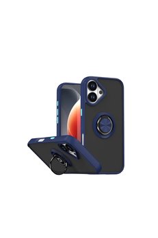 Evimdeyokyok Apple İphone 17 Montreal Yüzüklü Silikon Kapak - Lacivert