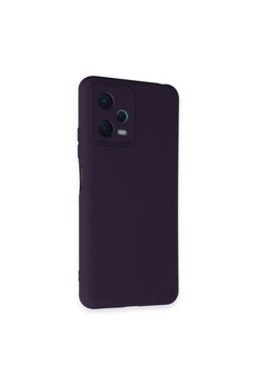 Evimdeyokyok Xiaomi Redmi Note 12 5G Kılıf Nano İçi Kadife Silikon - Mor