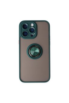 Evimdeyokyok Apple İphone 14 Pro Max Kılıf Montreal Yüzüklü Silikon Kapak - Yeşil