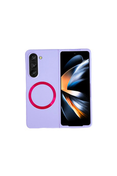 Evimdeyokyok Samsung Galaxy Z Fold 5 Kılıf Mata Fold Kapak - Lila