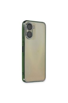 Evimdeyokyok Vivo Y16 Kılıf Razer Lensli Silikon - Yeşil