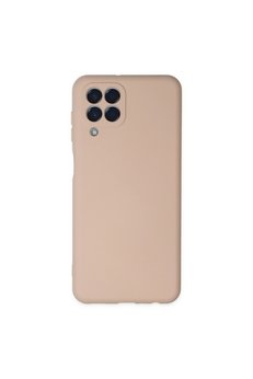 Evimdeyokyok Samsung Galaxy M33 Kılıf Nano İçi Kadife Silikon - Pudra