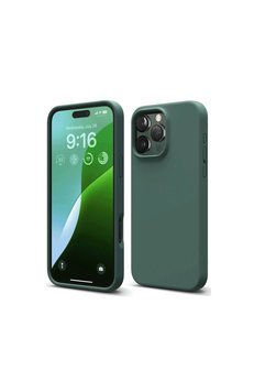 Evimdeyokyok Apple İphone 16 Pro Max Kılıf First Silikon - Koyu Yeşil