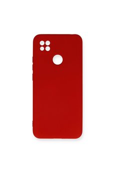 Evimdeyokyok Xiaomi Redmi 9C Kılıf Nano İçi Kadife Silikon - Kırmızı