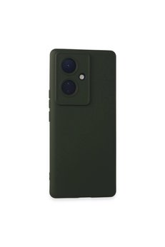 Evimdeyokyok Vivo V29 Lite Kılıf Nano İçi Kadife Silikon - Koyu Yeşil