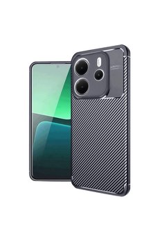 Evimdeyokyok Xiaomi Redmi Note 14 4G Kılıf Auto Focus Karbon Kapak - Lacivert