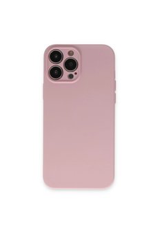 Evimdeyokyok Apple İphone 13 Pro Kılıf Nano İçi Kadife Silikon - Pembe