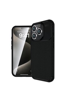 Evimdeyokyok Apple İphone 16 Pro Max Kılıf Auto Focus Karbon Kapak - Siyah