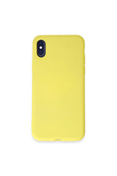Evimdeyokyok Apple İphone X Kılıf First Silikon - Sarı