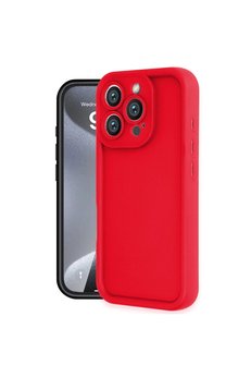 Evimdeyokyok Apple İphone 16 Pro Kılıf Viera Silikon - Kırmızı