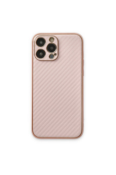 Evimdeyokyok Apple İphone 13 Pro Kılıf Coco Karbon Silikon - Pembe
