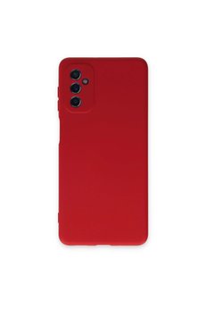 Evimdeyokyok Samsung Galaxy M52 5G Kılıf Nano İçi Kadife Silikon - Kırmızı