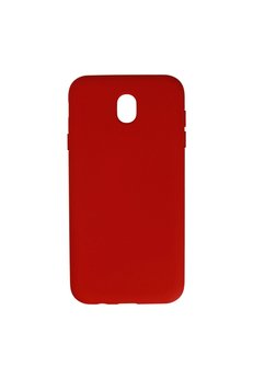 Evimdeyokyok Samsung Galaxy J7 Pro / J730 Kılıf Nano İçi Kadife Silikon - Kırmızı