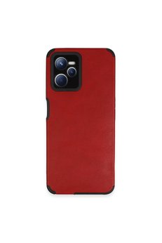 Evimdeyokyok Realme C35 Kılıf Loop Deri Silikon - Kırmızı