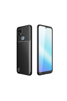 Evimdeyokyok Realme C21 Kılıf Auto Focus Karbon Kapak - Siyah