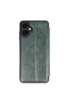 Evimdeyokyok Samsung Galaxy A06 Kılıf Flip Cover - Koyu Yeşil